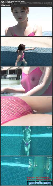 KIDMH-092 秋本翼 無修正 モルディブ編 4 HD 典藏版